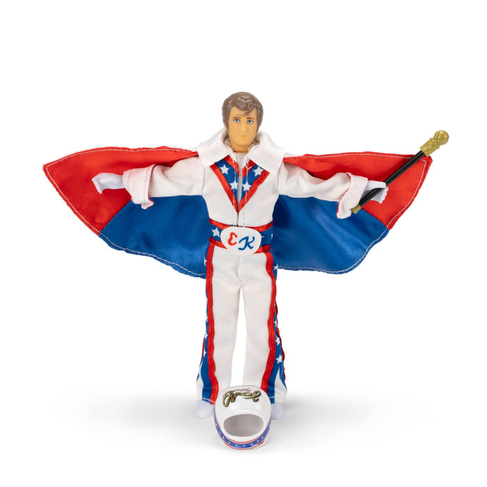 Evel Knievel Deluxe Silver High Jumper Stunt Cycle