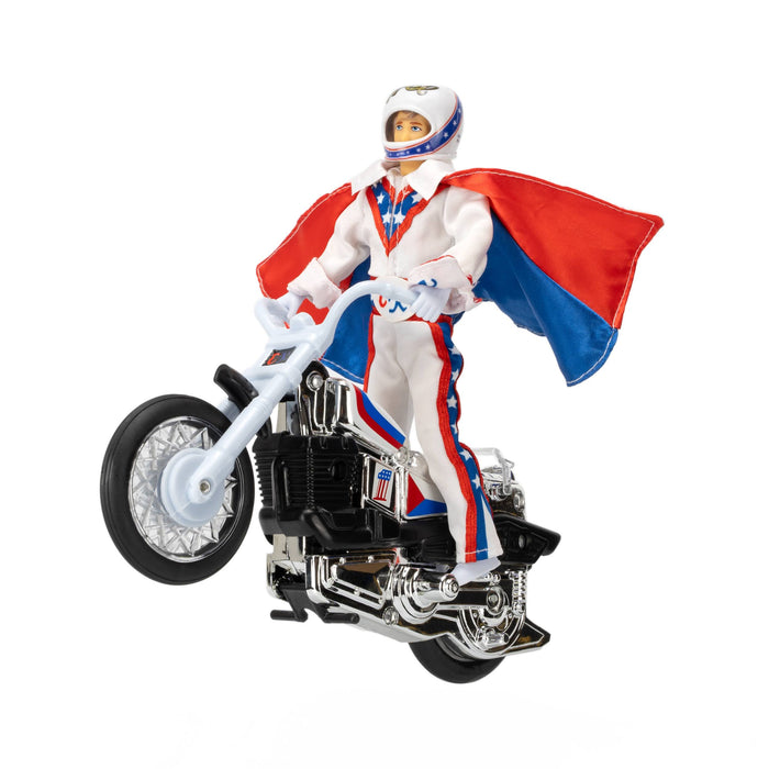 Evel Knievel Deluxe Silver High Jumper Stunt Cycle