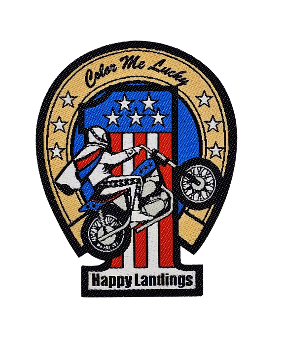 Evel Knievel Happy Landings Patch