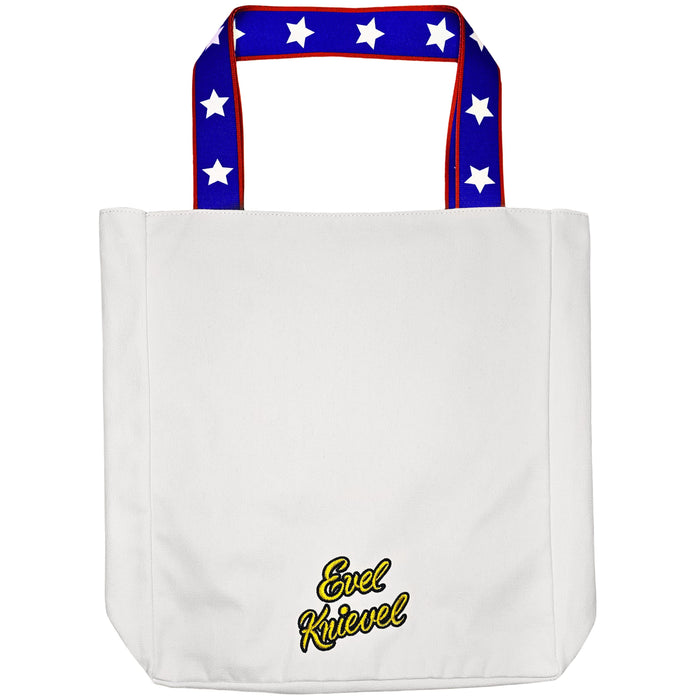 Evel Knievel Comic Art Tote Bag