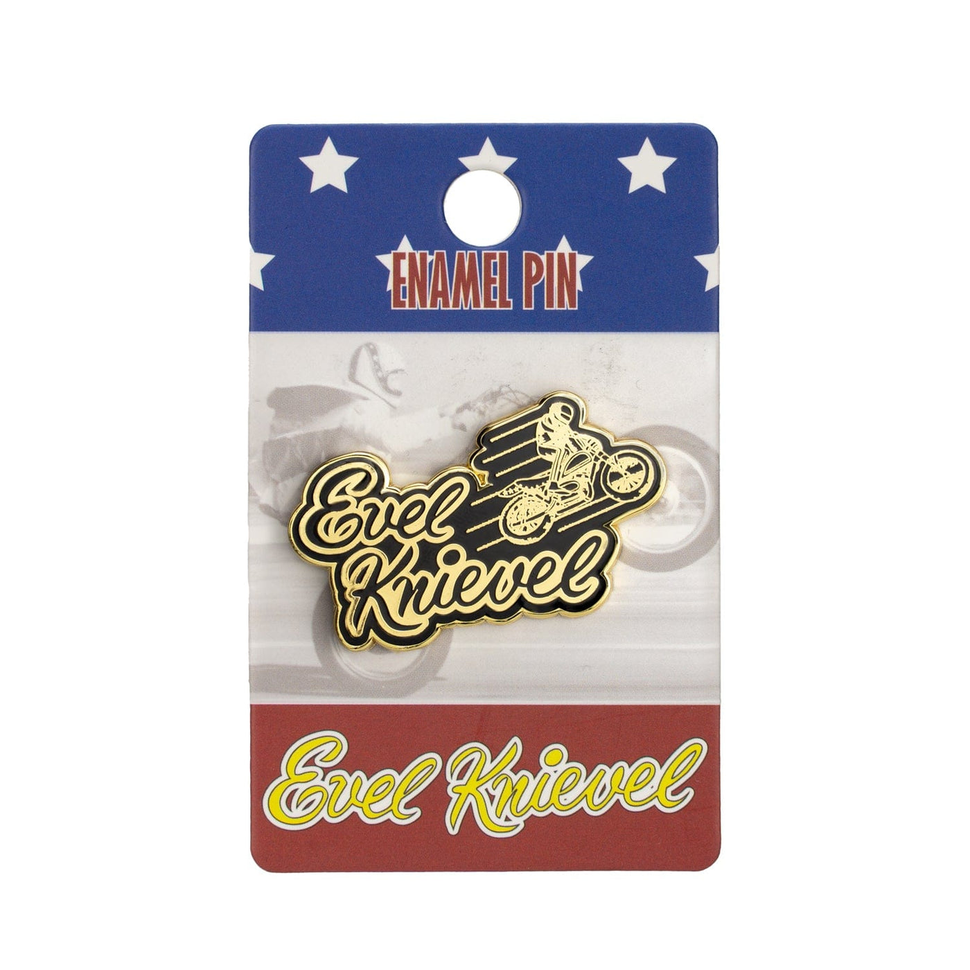 Evel Knievel Jumper Enamel Pin — Evel Knievel Toys